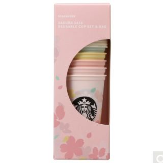 スターバックスコーヒー(Starbucks Coffee)の《オンライン即完売!!》スタバ SAKURA リユーザブルカップ&コットンバッグ(食器)