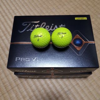 タイトリスト(Titleist)のタイトリスト社製 PRO V1 WHITE 2ダース 24球　イエロー(その他)