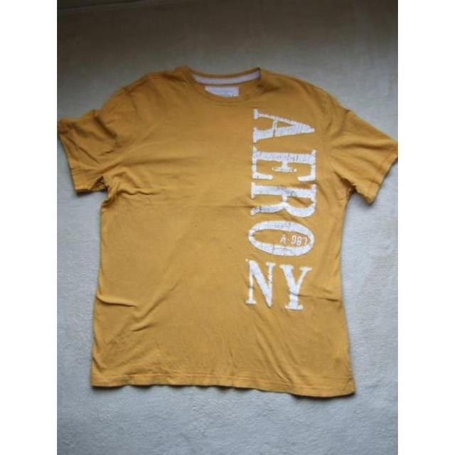 AEROPOSTALE(エアロポステール)のAEROPOSTALE　TシャツイエローUSAブランドL メンズのトップス(Tシャツ/カットソー(半袖/袖なし))の商品写真