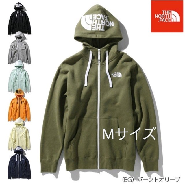 THE NORTH FACE(ザノースフェイス)のノースフェイス リアビューフルジップフーディ　バーントオリーブ　M メンズのトップス(パーカー)の商品写真