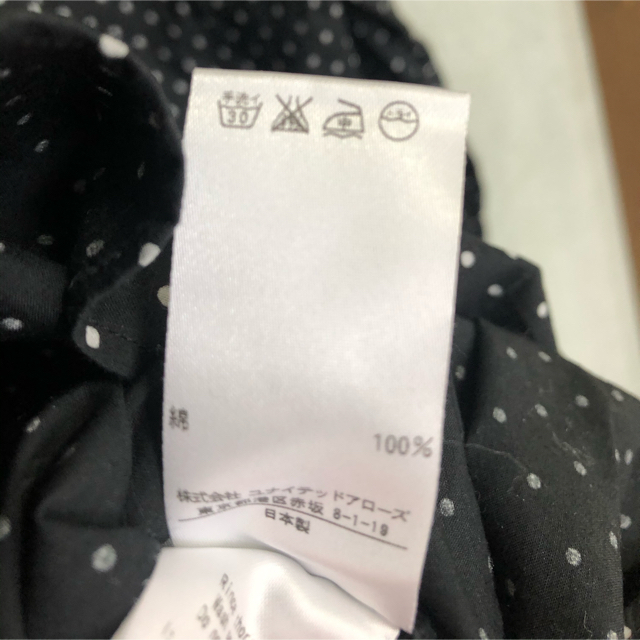 UNITED ARROWS(ユナイテッドアローズ)のUNITED ARROWS ドット柄ブラウス サイズ36(S) レディースのトップス(シャツ/ブラウス(長袖/七分))の商品写真