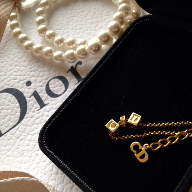 Christian Dior(クリスチャンディオール)のディオール♡ネックレス スクエア レディースのアクセサリー(ネックレス)の商品写真