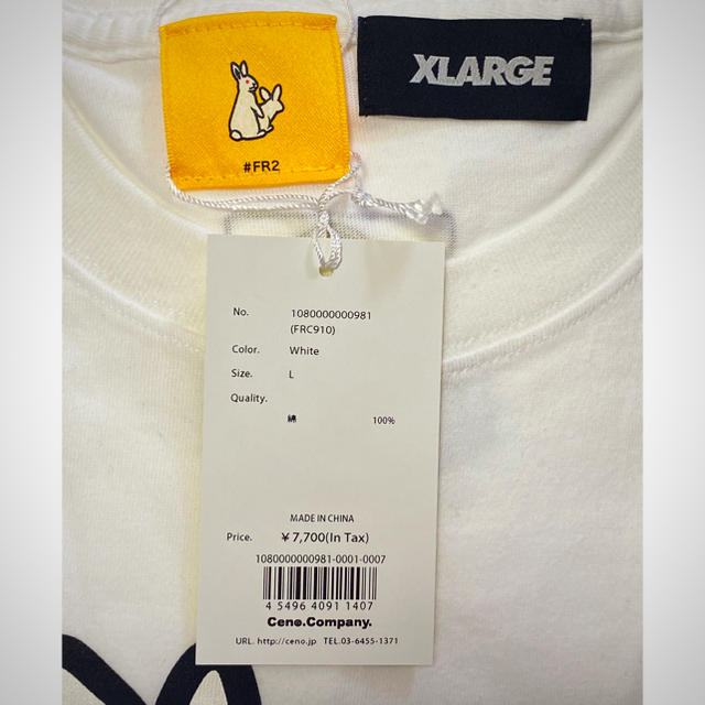 XLARGE(エクストララージ)の#FR2 × XLARGE コラボ Fxxk Icon Tee メンズのトップス(Tシャツ/カットソー(半袖/袖なし))の商品写真