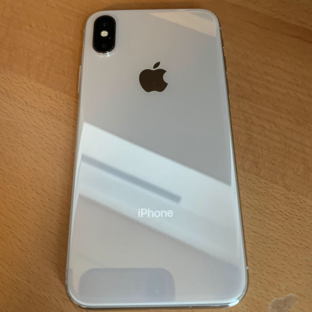 美品　iPhone X  シルバー　SIMフリー　256GB