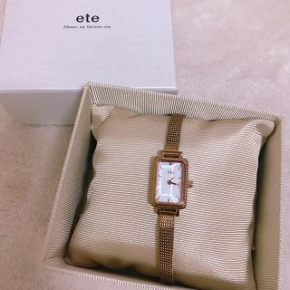 エテ(ete)のete 時計　レディース(腕時計)