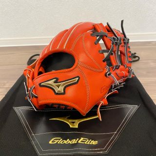 ミズノ(MIZUNO)のミズノ　グローバルエリート　Hセレクション01 軟式内野手グラブ　サイズ9(グローブ)