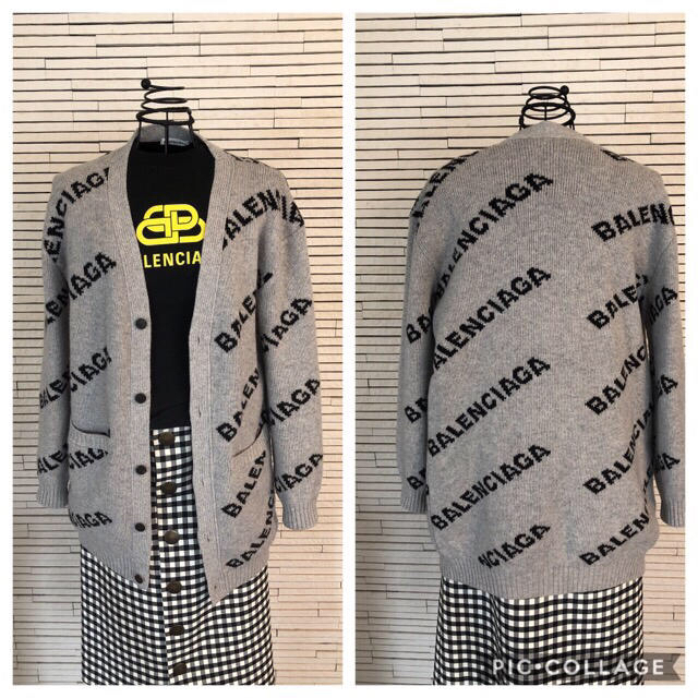 Balenciaga - バレンシアガ ロゴ カーディガン の通販 by 7/26〜8/2
