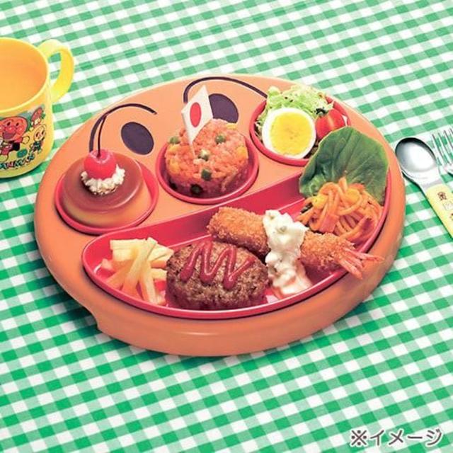 アンパンマン　フェイスランチ皿プレート インテリア/住まい/日用品のキッチン/食器(食器)の商品写真