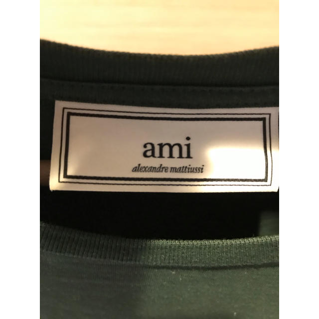 アミ AMI Tシャツ グリーン メンズのトップス(Tシャツ/カットソー(半袖/袖なし))の商品写真