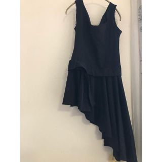 ヨウジヤマモト(Yohji Yamamoto)のヨウジヤマモト　変形トップスsize1(カットソー(半袖/袖なし))