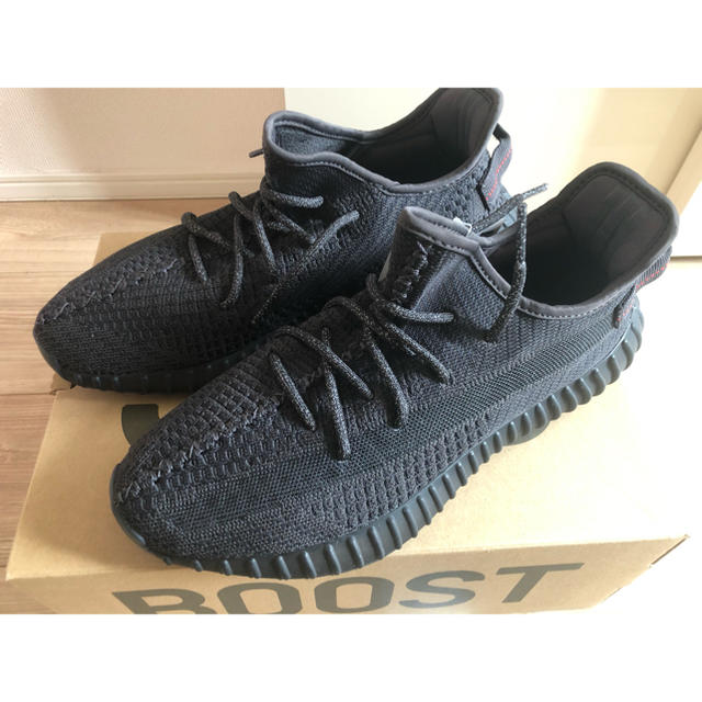 28.5cm】adidas YEEZY BOOST 350 V2 ブラック - スニーカー