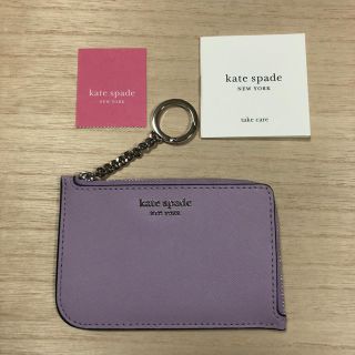 ケイトスペードニューヨーク(kate spade new york)のkatespade キーリング付き　定期入れ　カードケース(名刺入れ/定期入れ)