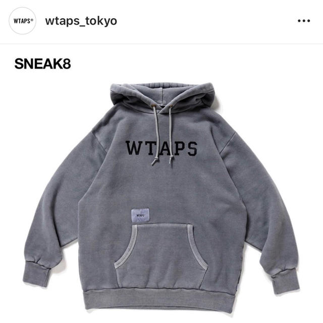 W)taps(ダブルタップス)のWTAPSCOLLEGEDESIGNHOODEDSWEATSHIRTCOTTON メンズのトップス(パーカー)の商品写真