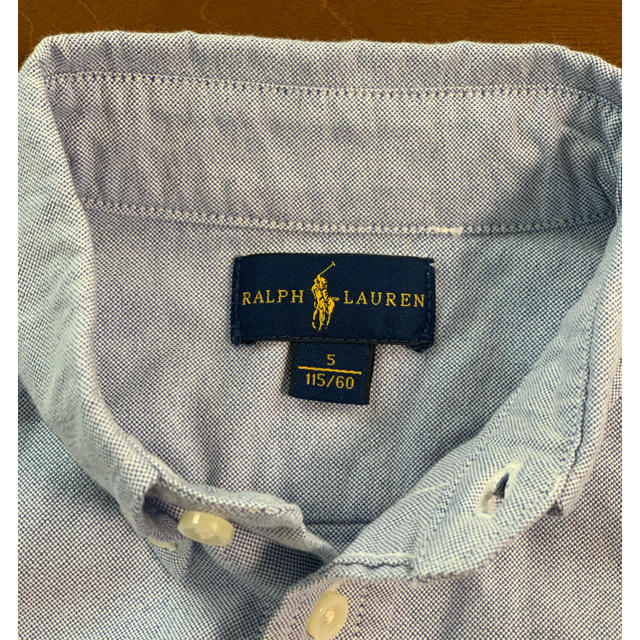 Ralph Lauren(ラルフローレン)のラルフローレンボタンダウンシャツ　115cm キッズ/ベビー/マタニティのキッズ服男の子用(90cm~)(ブラウス)の商品写真