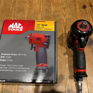 MAC - MAC TOOLS マックツールズ 1/2 ミニエアーインパクト AWP050Mの