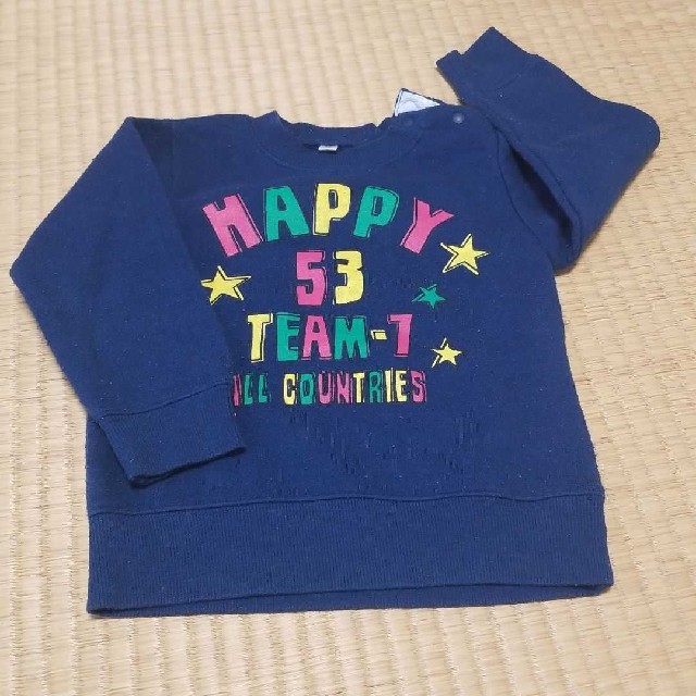 ベビー服 トレーナー Tシャツ ９５ の ３枚セット キッズ/ベビー/マタニティのキッズ服女の子用(90cm~)(Tシャツ/カットソー)の商品写真