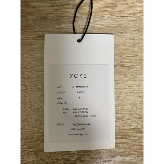 YOKE 19aw PIPING WIDE PARKA（BLACK）