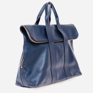 スリーワンフィリップリム(3.1 Phillip Lim)の3.1 Phillip Lim スリーワンフィリップリム ネイビーレザートート(トートバッグ)