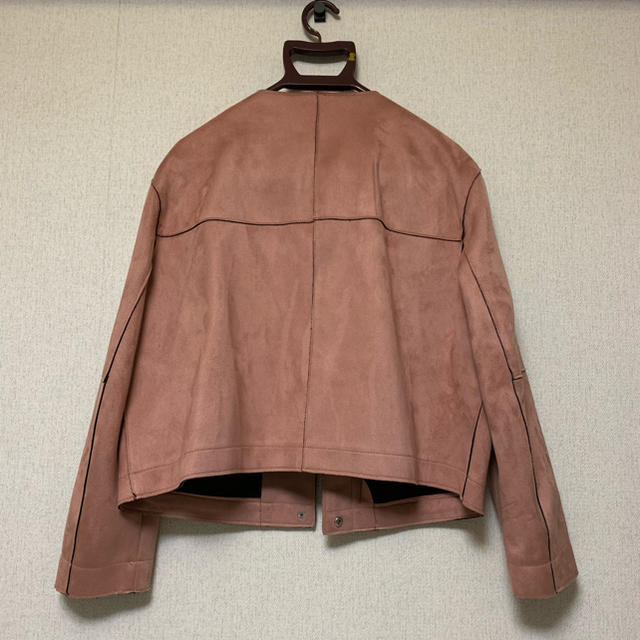 ZARA(ザラ)のZARA♡スエードジャケット レディースのジャケット/アウター(ノーカラージャケット)の商品写真