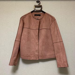 ザラ(ZARA)のZARA♡スエードジャケット(ノーカラージャケット)