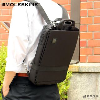 MOLESKINE  モレスキン　バックパック　ブラック(リュック/バックパック)