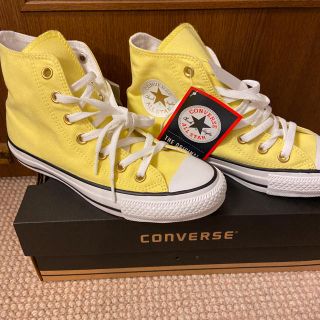 コンバース(CONVERSE)のコンバース　ハイカット　新品　イエロー(スニーカー)