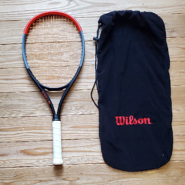 wilson(ウィルソン)のCLASH 108　グリップ２　美品 スポーツ/アウトドアのテニス(ラケット)の商品写真