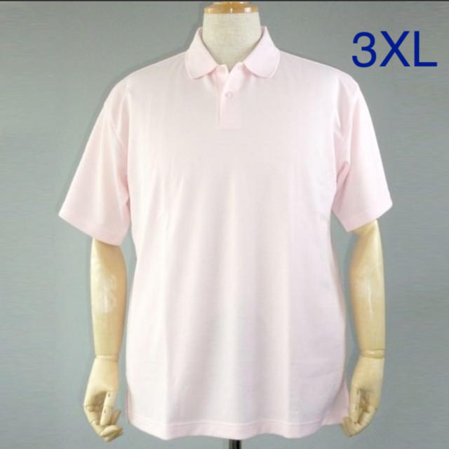 新品 無地 半袖ポロシャツ 3XL メンズのトップス(ポロシャツ)の商品写真