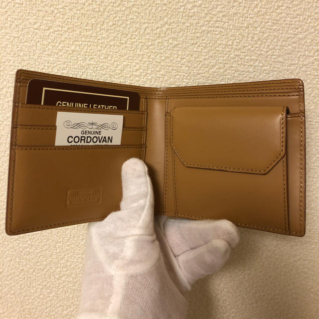 【★専用‼︎★早い者勝ち‼︎】コードバン  二つ折財布 co-2 ブラック メンズのファッション小物(折り財布)の商品写真