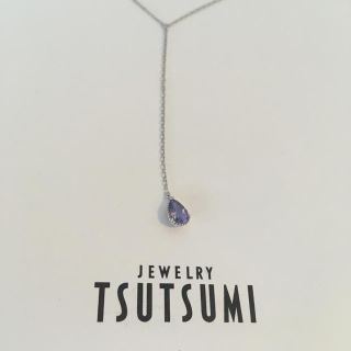 ジュエリーツツミ(JEWELRY TSUTSUMI)のK10ホワイトゴールドタンザナイトネックレス(ネックレス)