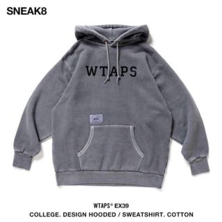 ダブルタップス(W)taps)のWTAPS COLLEGE DESIGN HOODED OD L(パーカー)