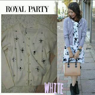 ロイヤルパーティー(ROYAL PARTY)のroyalparty♡ﾋﾞｼﾞｭｰカーデ(カーディガン)