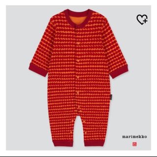 マリメッコ(marimekko)のユニクロ　マリメッコ　ロンパース　60(ロンパース)