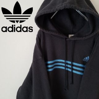 アディダス(adidas)の90S アディダス パーカー プルオーバー 超ビックサイズ フーディ(パーカー)