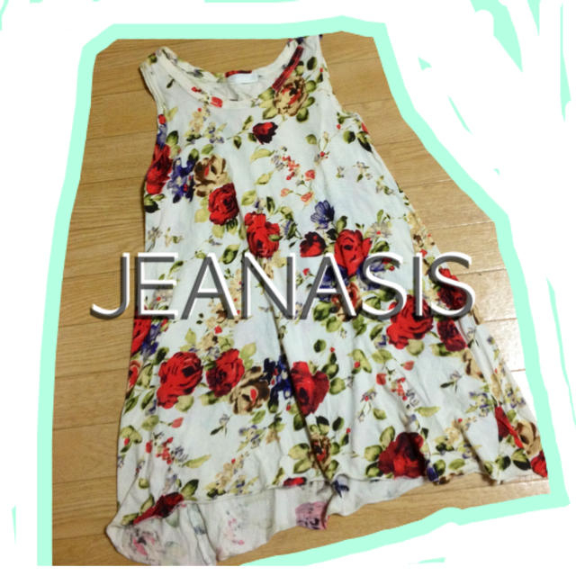 JEANASIS(ジーナシス)のジーナ 花柄タンクワンピ レディースのワンピース(ミニワンピース)の商品写真