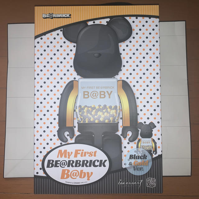 MY FIRST BE@RBRICK B@BY innersect BLACK