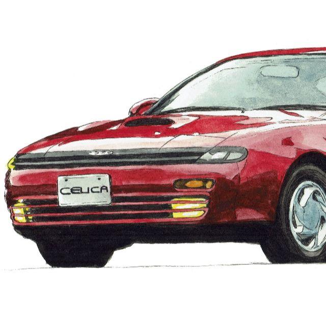 NC-916トヨタセリカ GT-Four限定版画 直筆サイン額装●作家平右ヱ門 2