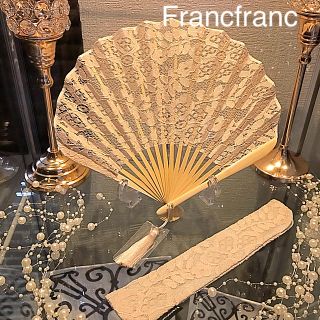 フランフラン(Francfranc)のFrancfranc 扇子&収納ケース付き❣️新品❣️送料込み(その他)