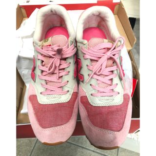 ニューバランス(New Balance)のニューバランス 996 スニーカー　ピンク×ブラウン　美品　サイズ25(スニーカー)