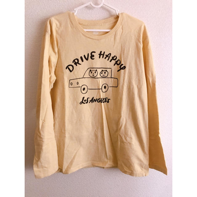 Graniph(グラニフ)のグラニフ　ロングTシャツ(黄色) メンズのトップス(Tシャツ/カットソー(七分/長袖))の商品写真