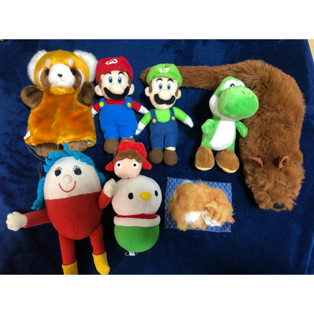 マリオ・ルイージ・ヨッシー エンタメ/ホビーのおもちゃ/ぬいぐるみ(キャラクターグッズ)の商品写真