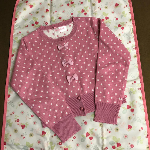 Shirley Temple(シャーリーテンプル)の未使用  Shirley Temple  カーディガン  120 キッズ/ベビー/マタニティのキッズ服女の子用(90cm~)(カーディガン)の商品写真