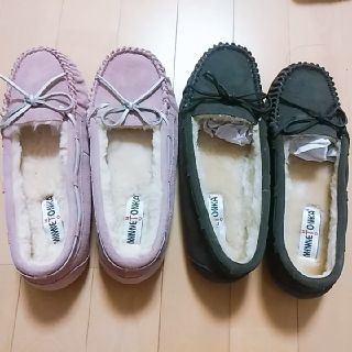 ミネトンカ(Minnetonka)のミネトンカ　ボアモカシン　(スリッポン/モカシン)