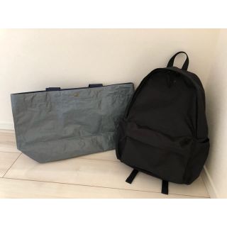 ムジルシリョウヒン(MUJI (無印良品))のMUJI 無印　リュック&ポリエチレントート　2点セット(リュック/バックパック)