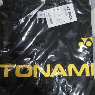 ヨネックス(YONEX)のトナミ運輸　バドミントンウェア　黒　M(バドミントン)