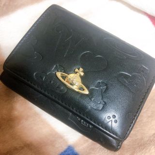 ヴィヴィアンウエストウッド(Vivienne Westwood)のヴィヴィアンの折りたたみ黒財布(財布)