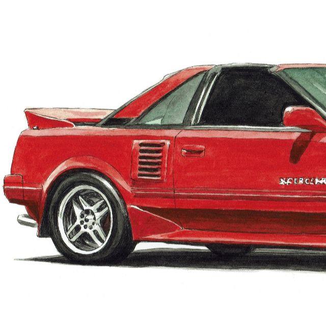 NC-922トヨタMR2 1600限定版画 直筆サイン額装●作家平右ヱ門 エンタメ/ホビーの美術品/アンティーク(版画)の商品写真