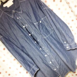 ダブルクローゼット(w closet)のwcloset デニムシャツ(シャツ/ブラウス(長袖/七分))