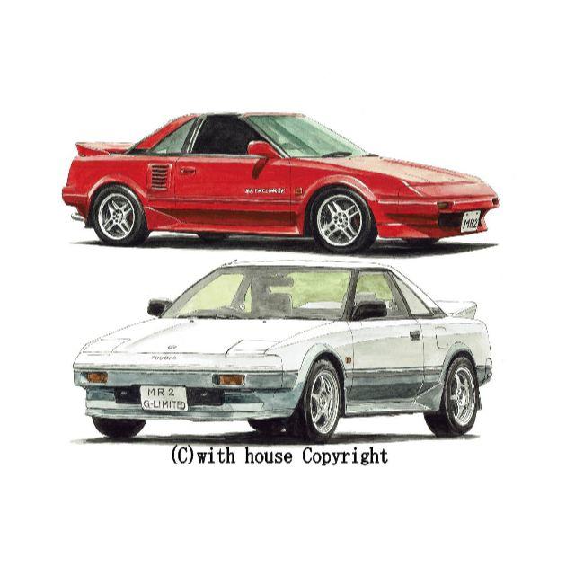 NC-927トヨタ MR2 1600限定版画 直筆サイン額装●作家平右ヱ門 エンタメ/ホビーの美術品/アンティーク(版画)の商品写真