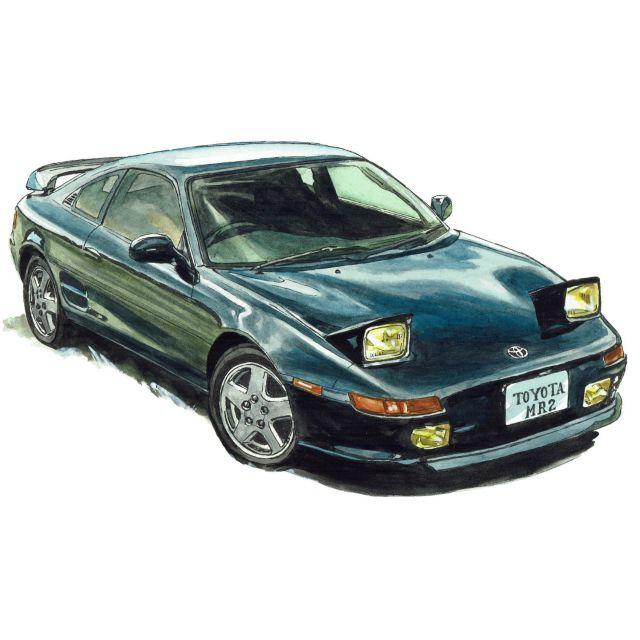 NC-929 MR2 1.6/2.0GT-S限定版画直筆サイン額装●作家平右ヱ門 3